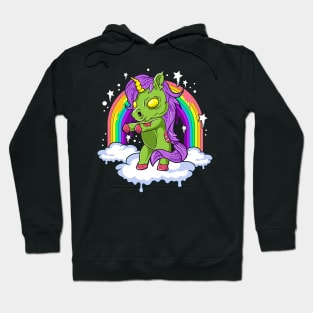 Unicorn Zombie Zombicorn Zombiecorn Halloween Hoodie